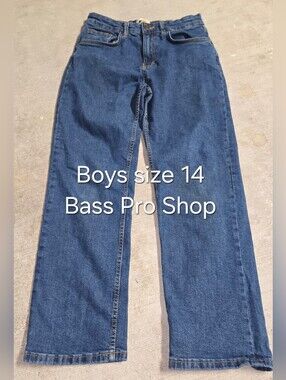 Bass Pro Shops Dark Blue Straight Leg Jeans